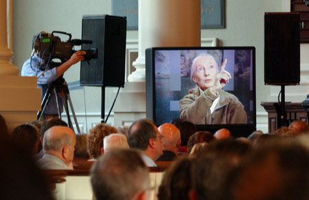 Jane Goodall, via