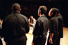 Bobby McFerrin with students