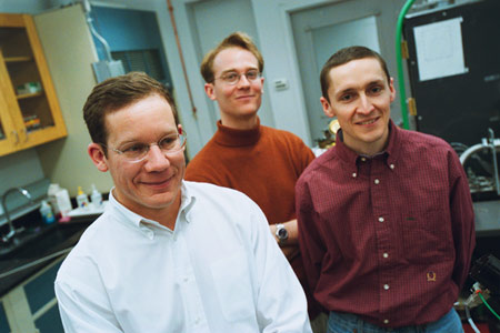 Charles Lieber, Mark Gudiksen and Lincoln