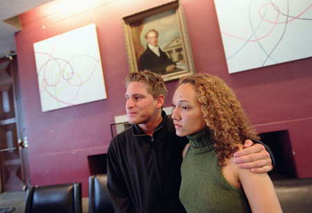 Angela Freeburg and Justin Erlich