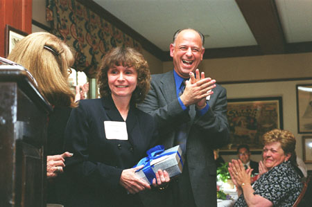 Carol Gavin with Alan