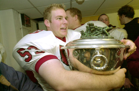 Harvard football player