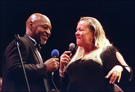 Paul Broadnax and Rebecca Parris