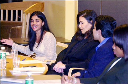 Saru Jayarama, Laura Lancaster, Mariso Demeo and Jennifer