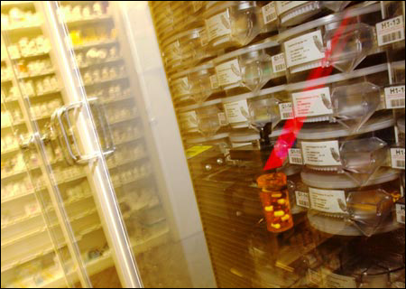 Pharmacy robot on the