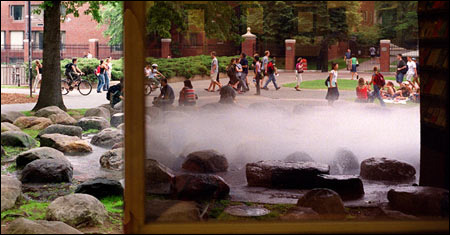 Science Center fountain