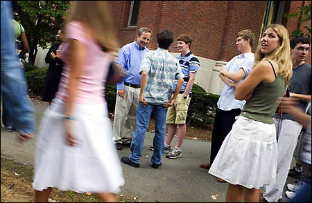 students with President