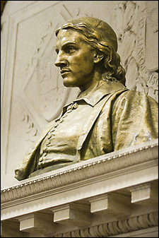 bust of John