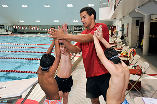Diving in