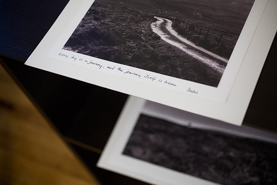 Pictures of the Irish countryside offer visitors a look at the evocative landscape that inspired the sense of place reflected in much of Seamus Heaney’s work.