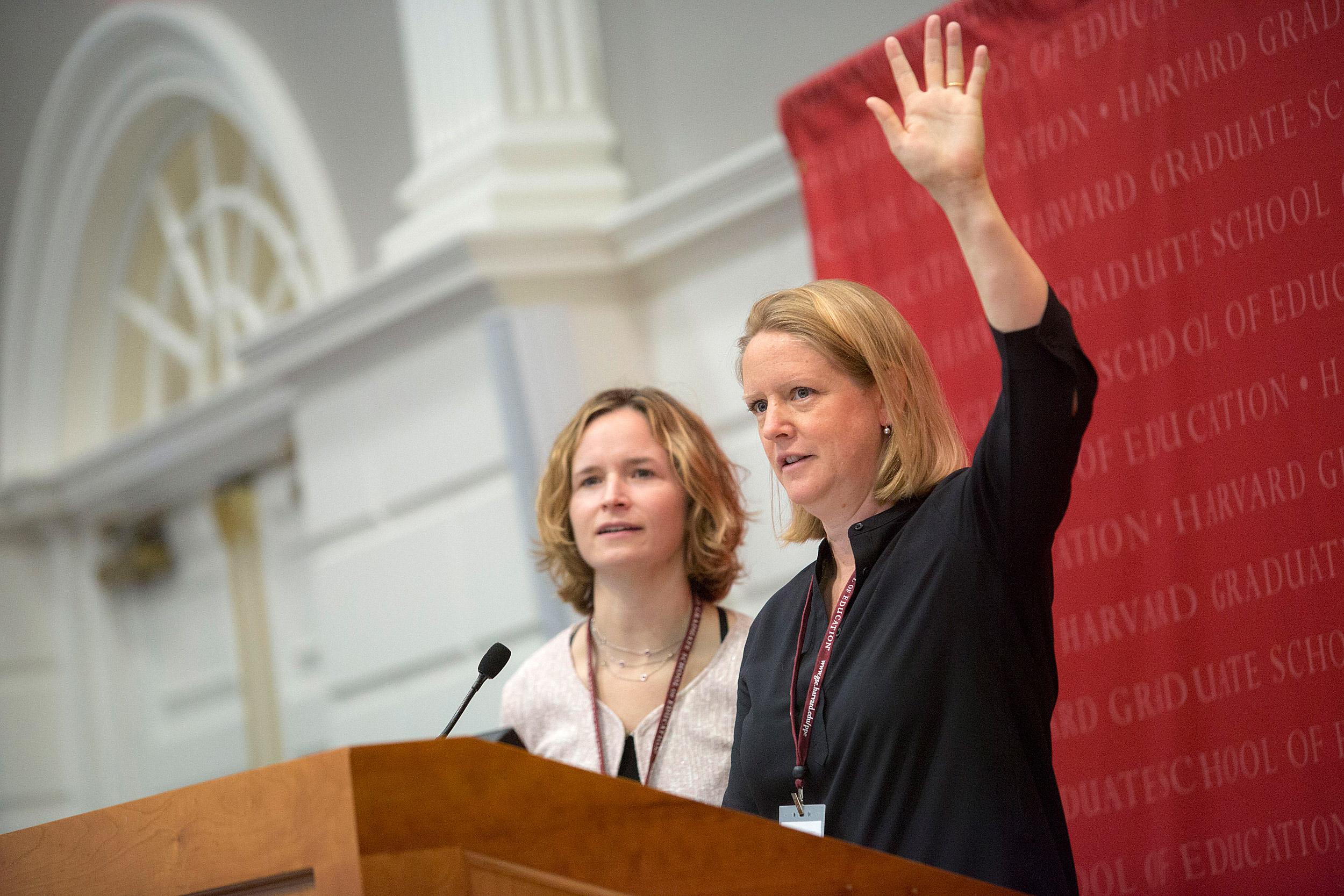 Nonie Lesaux and Stephanie Jones.