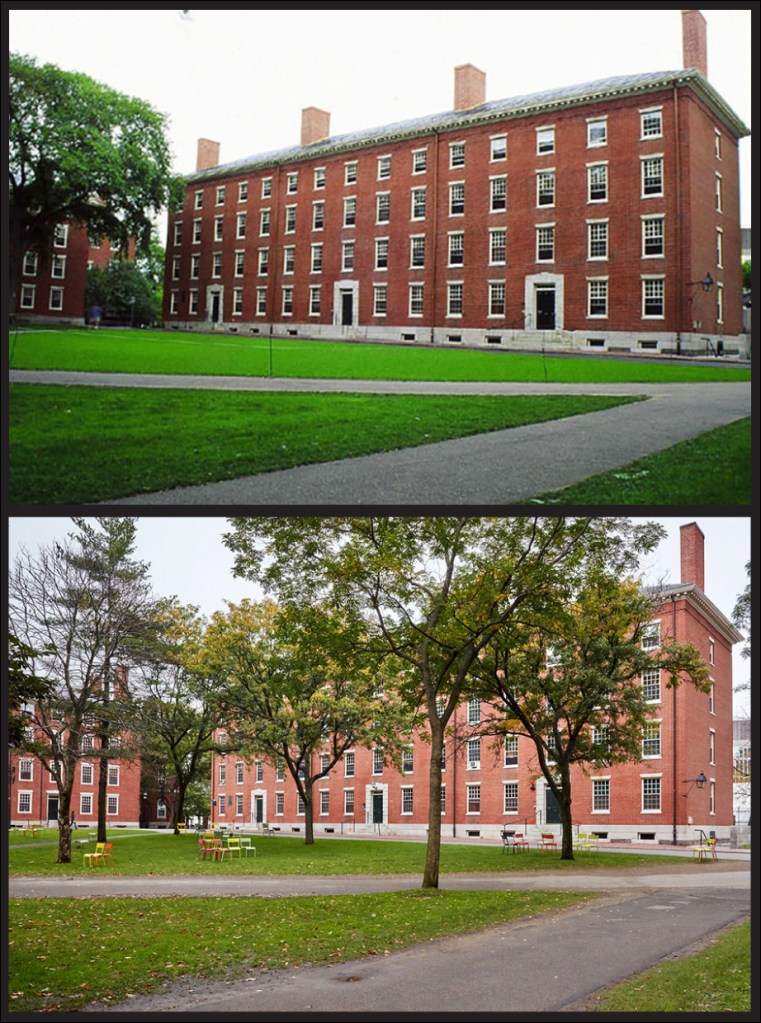 Holworthy Hall, 1990s vs. 2017
