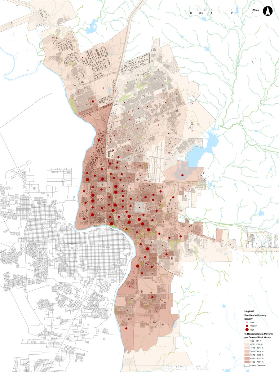 A map of Laredo