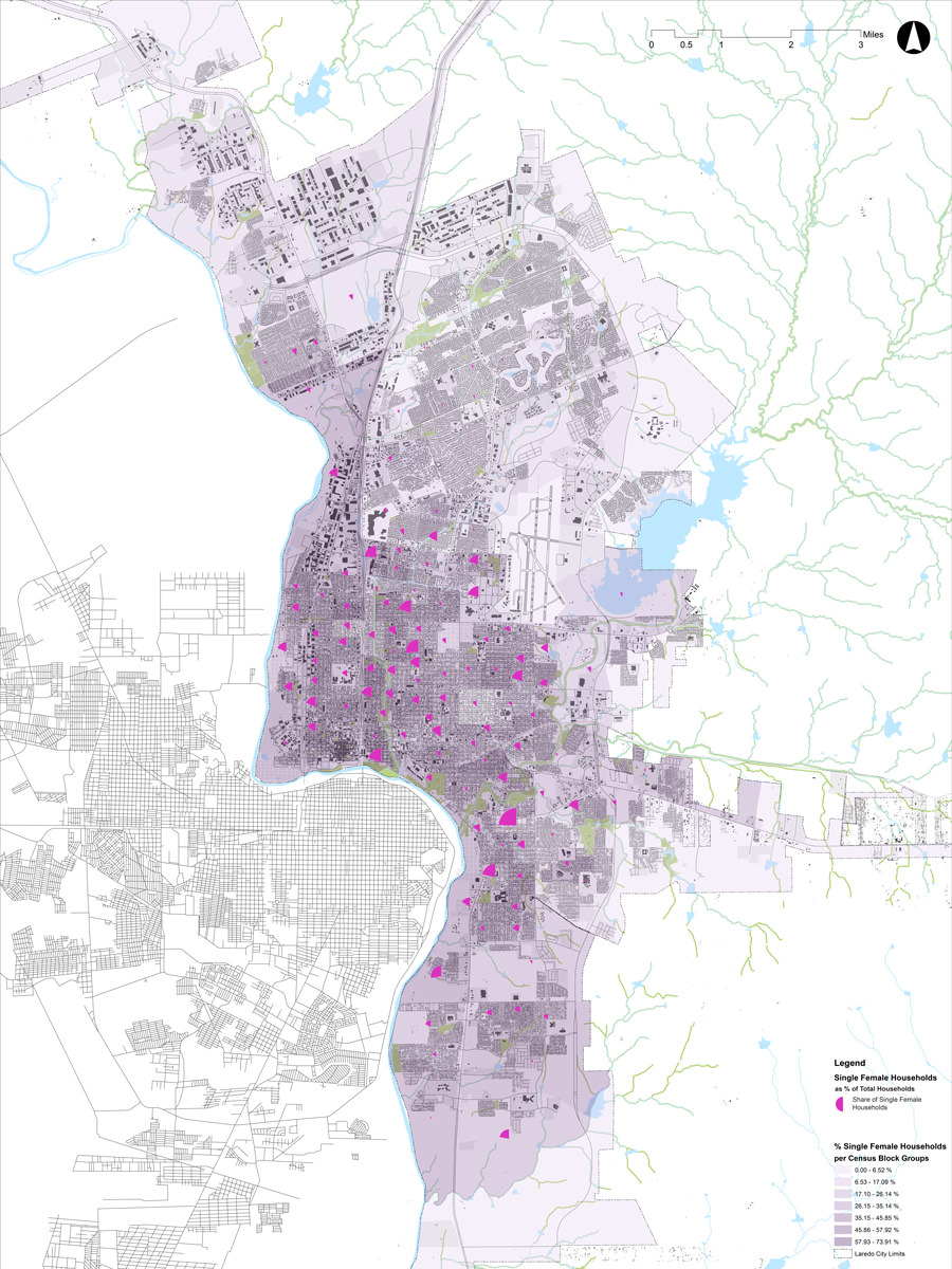 A map of Laredo