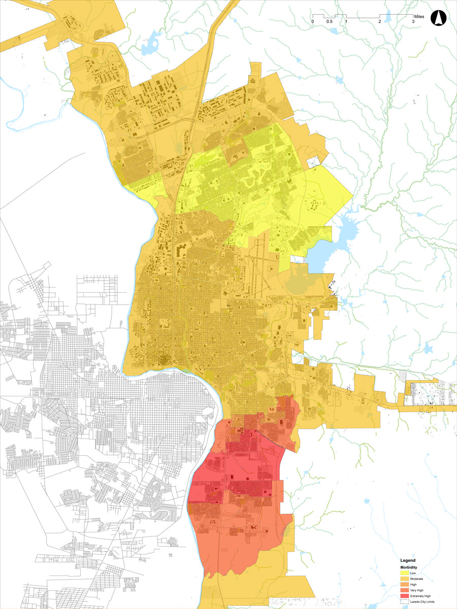 A map of Laredo