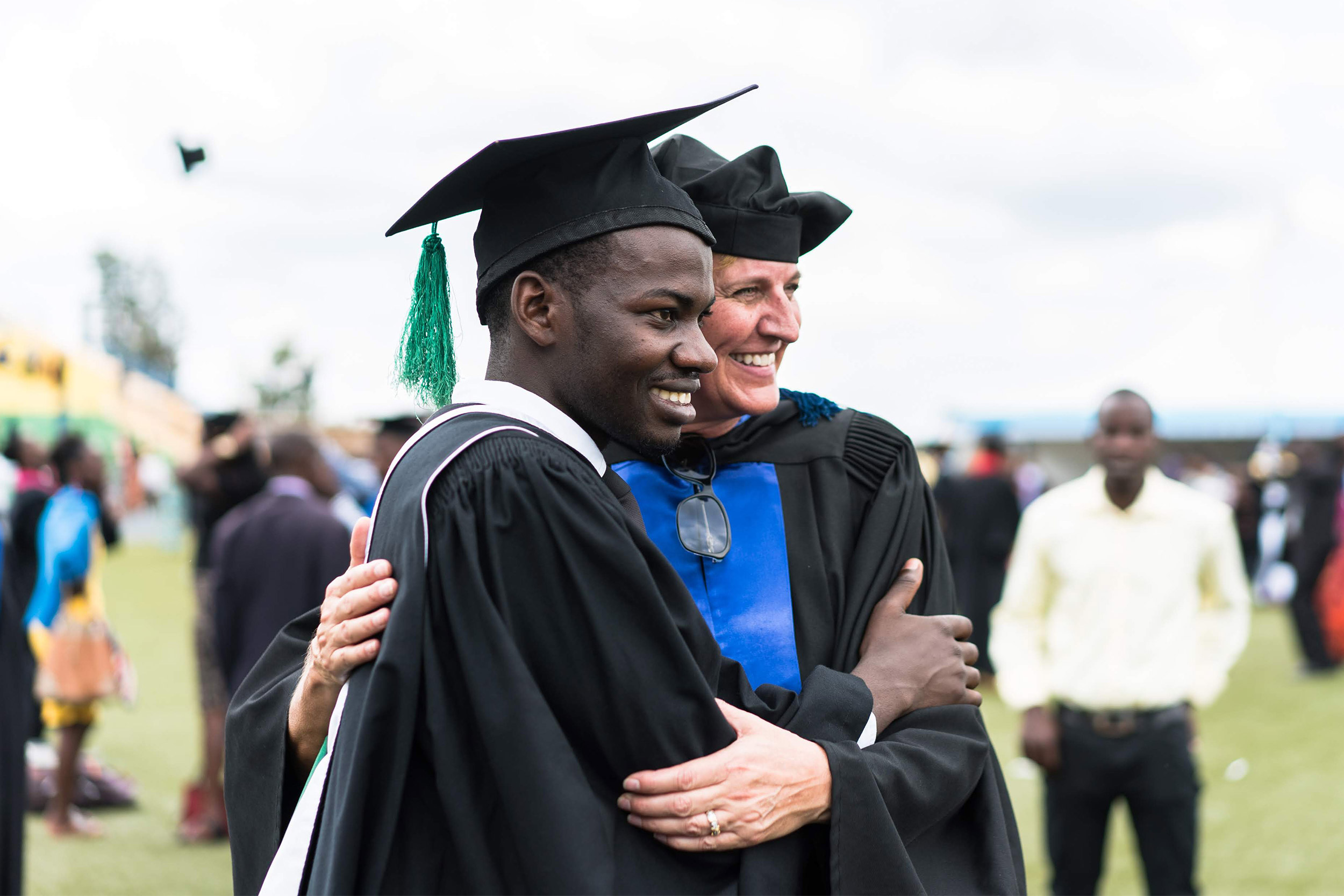 Joseph Nshimiyimana and Donna Hackley