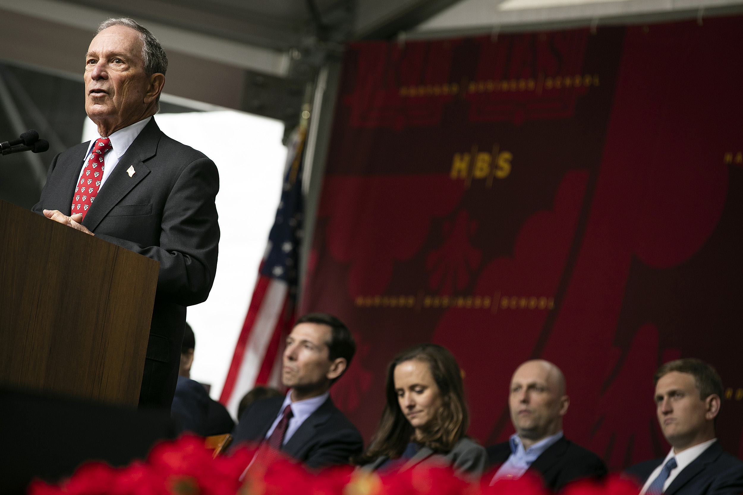 Michael R. Bloomberg speaks at Class Day at Harvard Business School