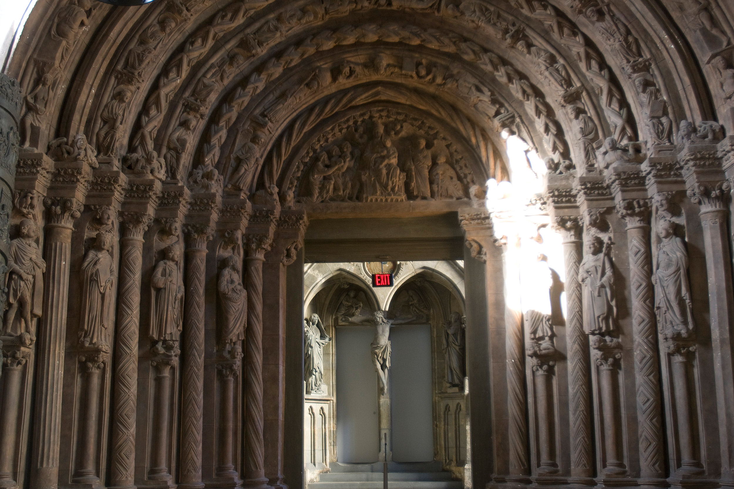 Replica of the Golden Portal at Busch Hall.