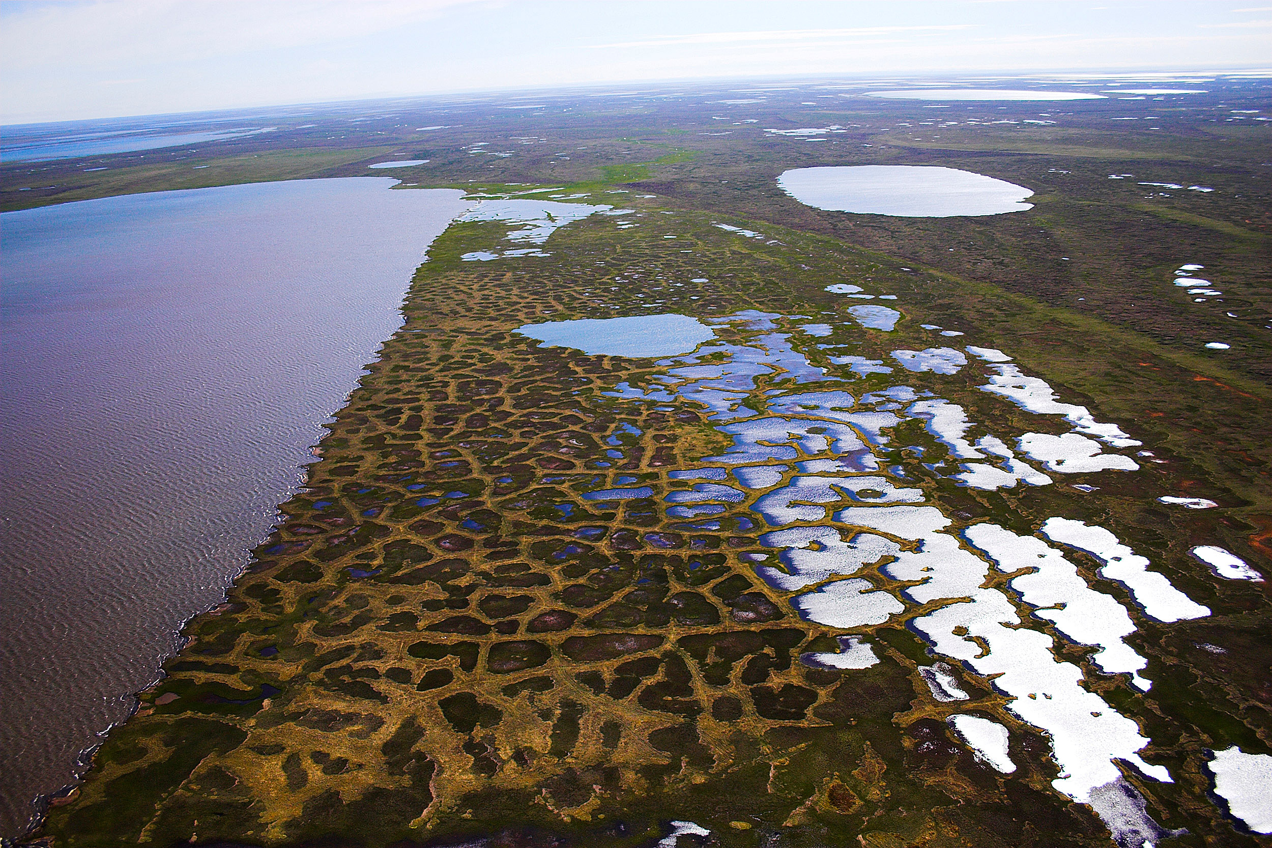 Aerial photo of Alaska