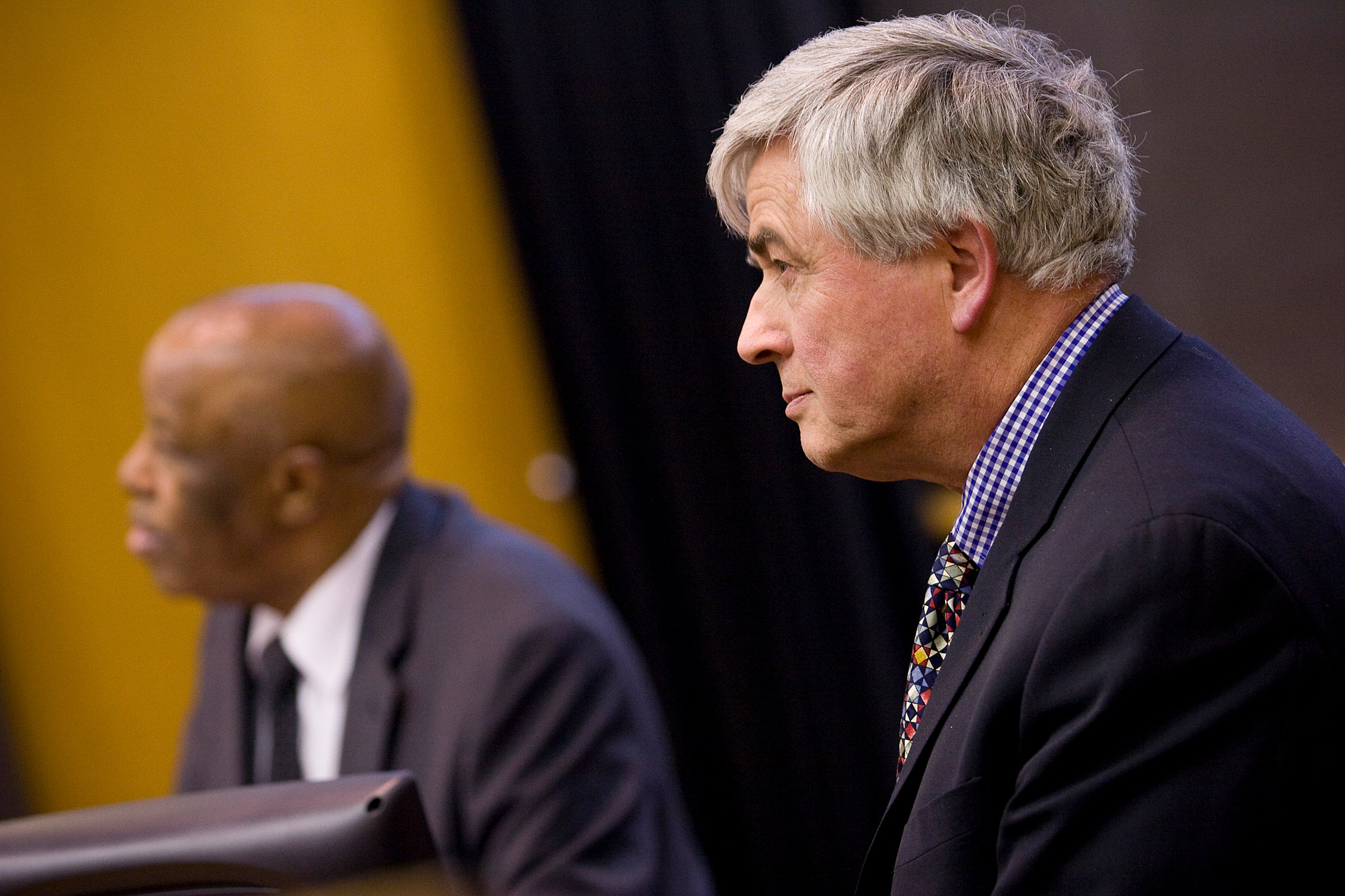 Festus Mogae and Max Essex at Harvard, 2009.