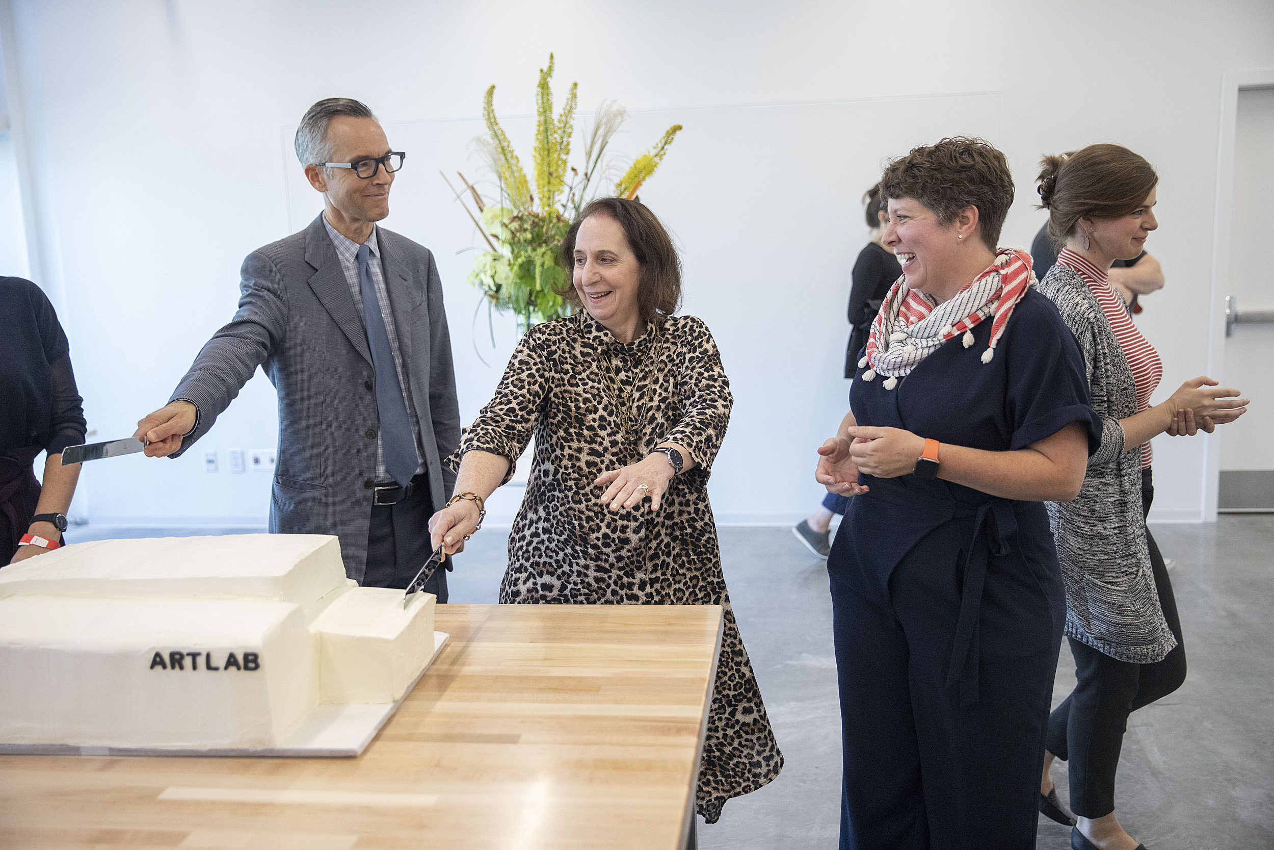 Cake cutting at the ArtLab