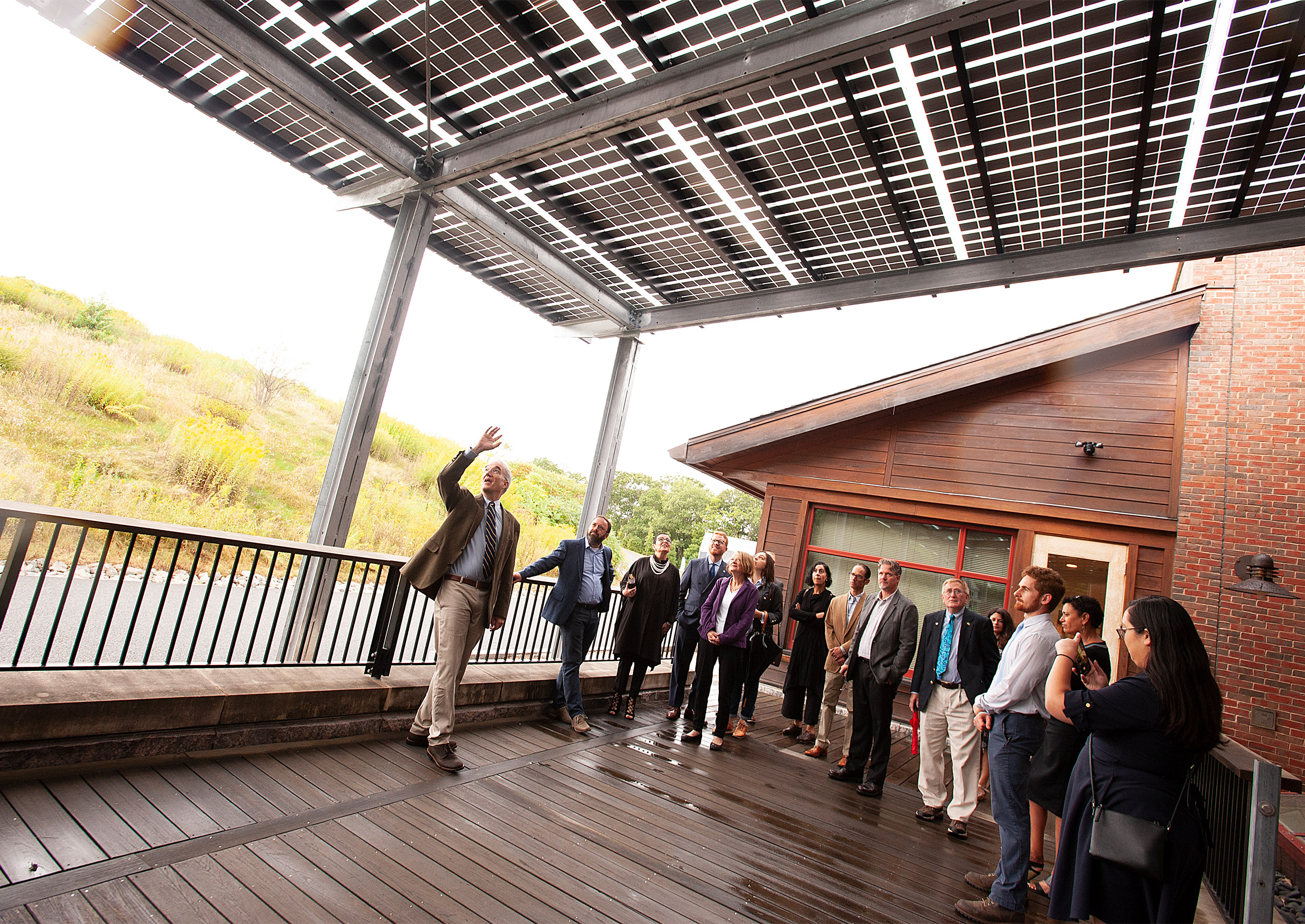 Solar awning at Arboretum