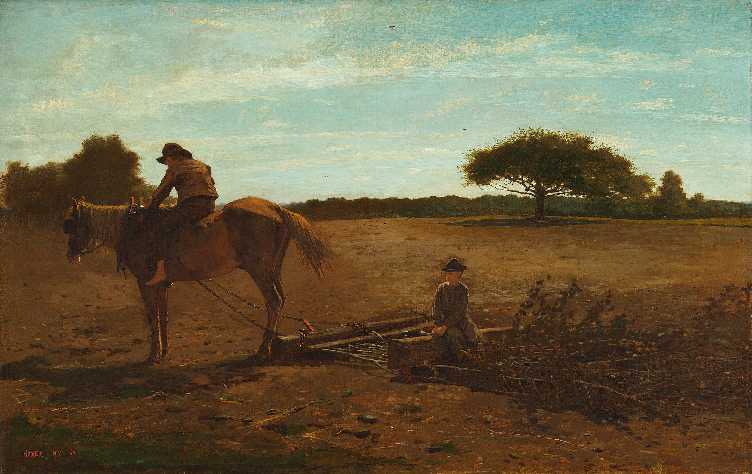 Winslow Homer's Brush Harrow