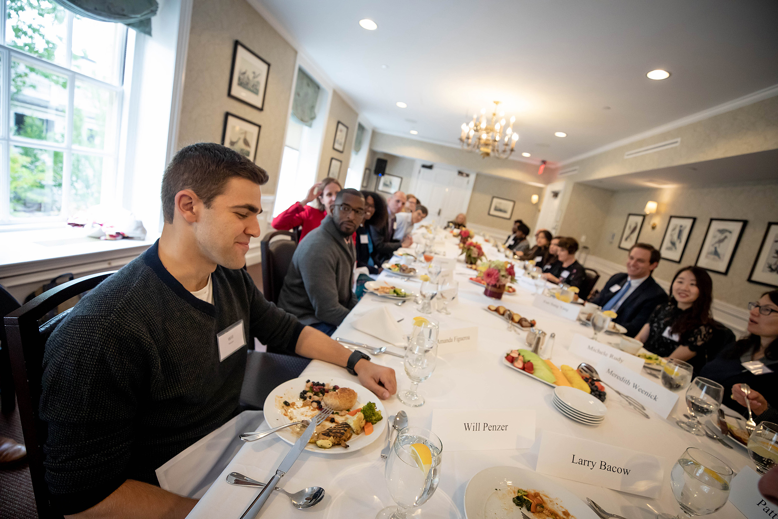 Luncheon with students