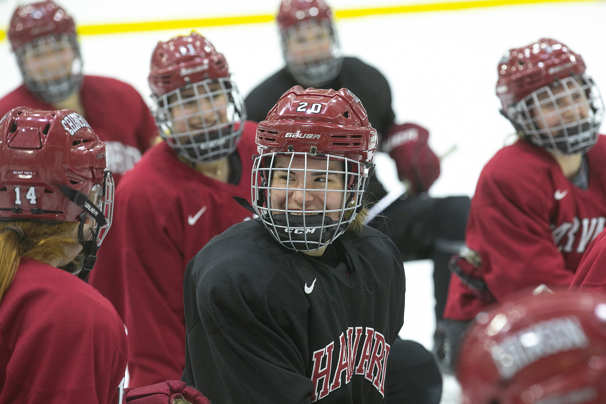 Harvard Women's Ice Hockey team.