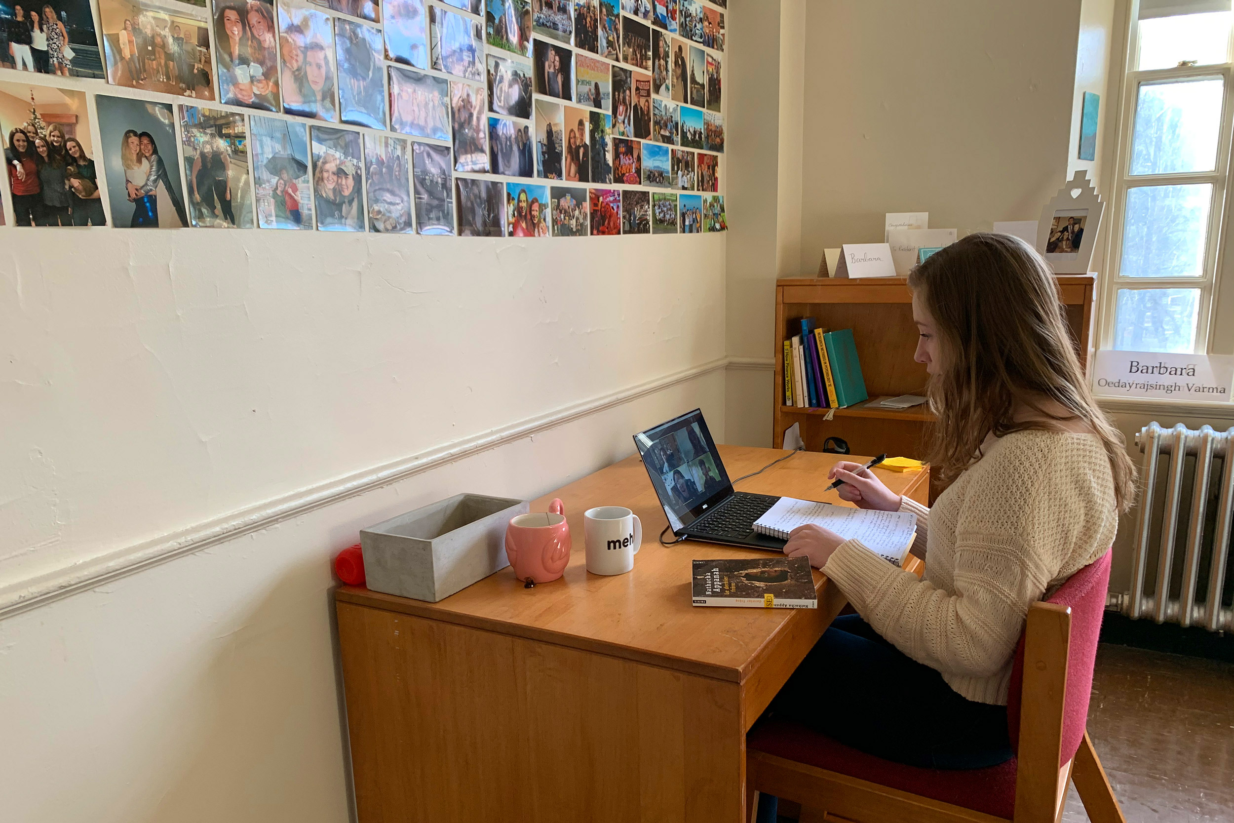 Barbara Oedayrajsingh Varma’s room in Eliot House.