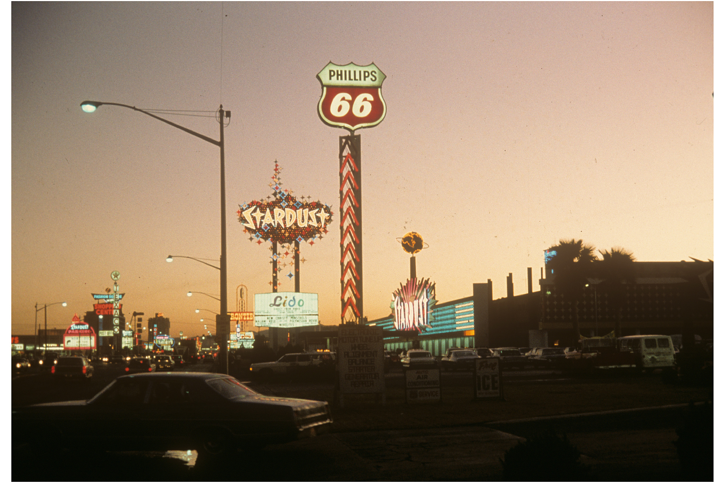 Neon signs in Las Vegas.