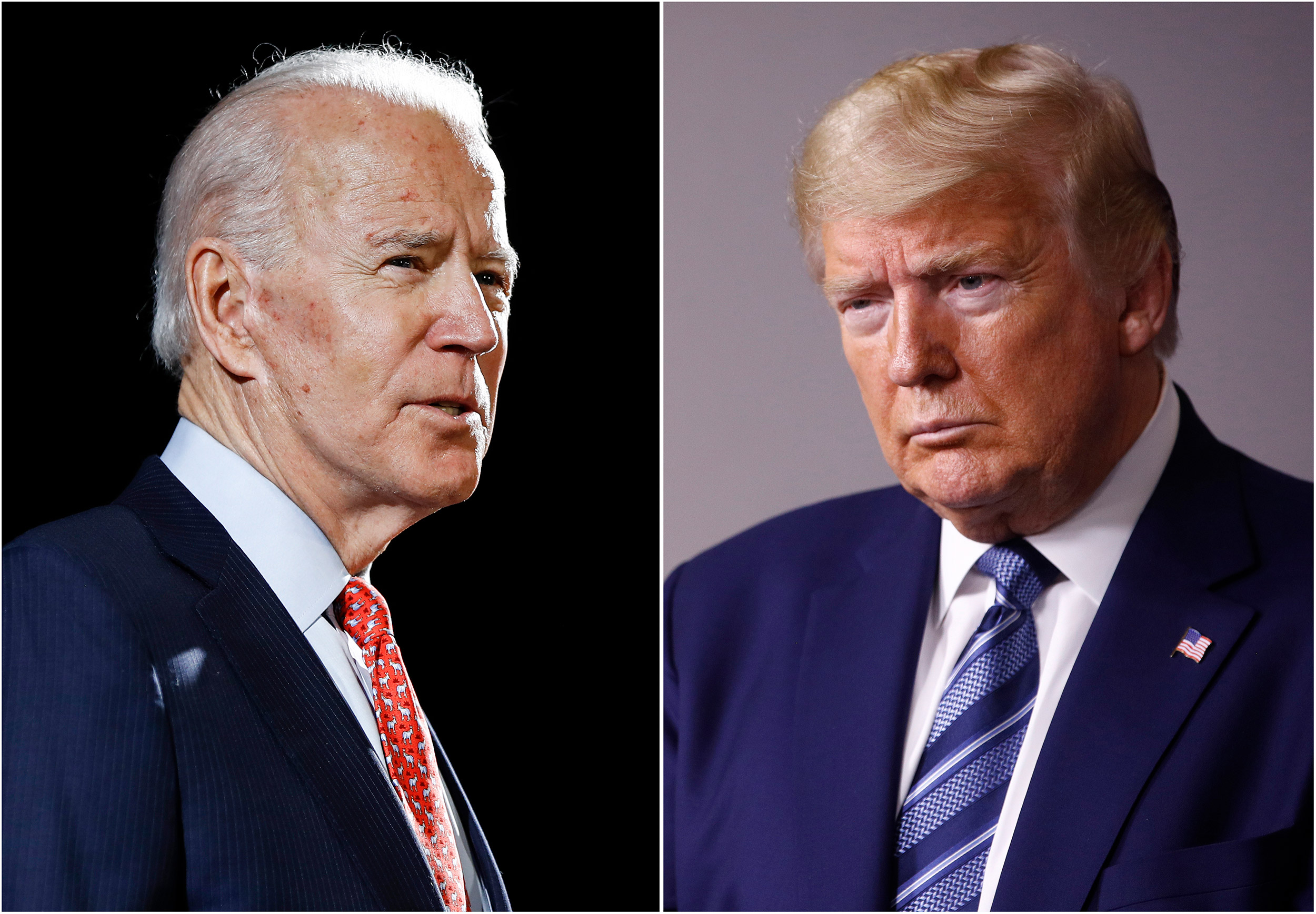 Biden and Trump.