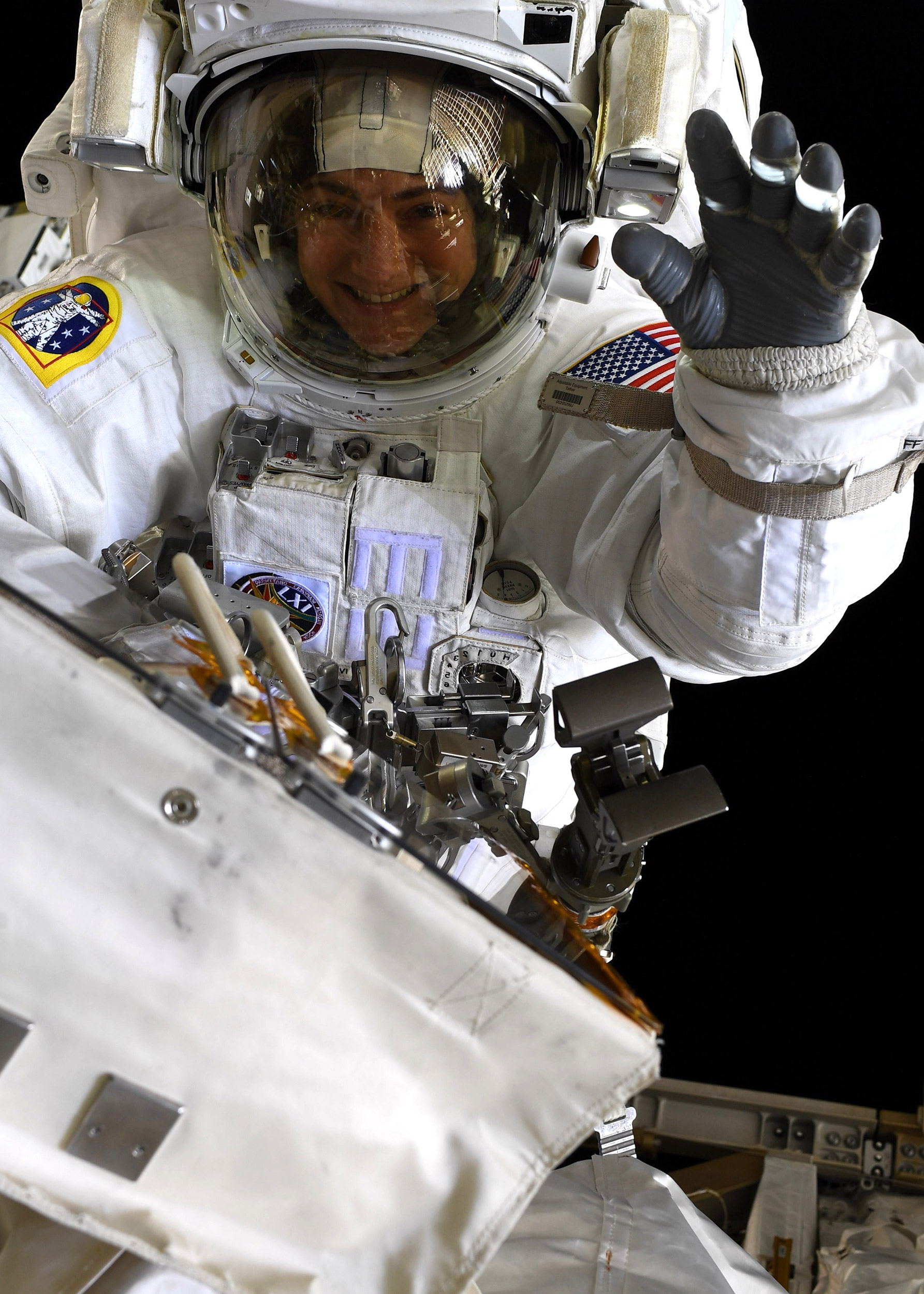 Jessica Meir spacewalk