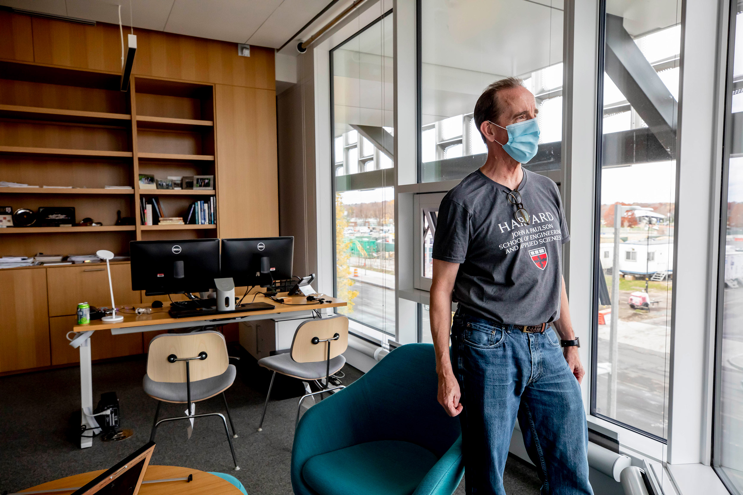 SEC Dean, Frank Doyle, III in his new office.