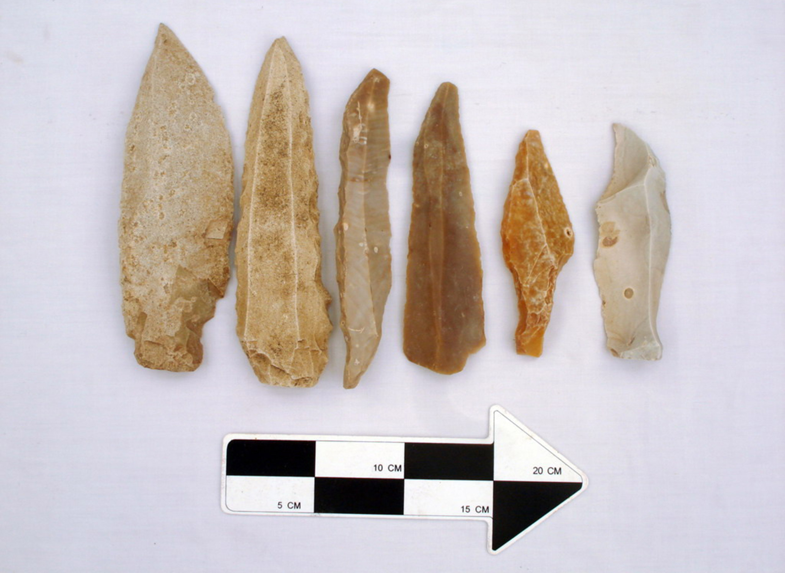 Stone tools.