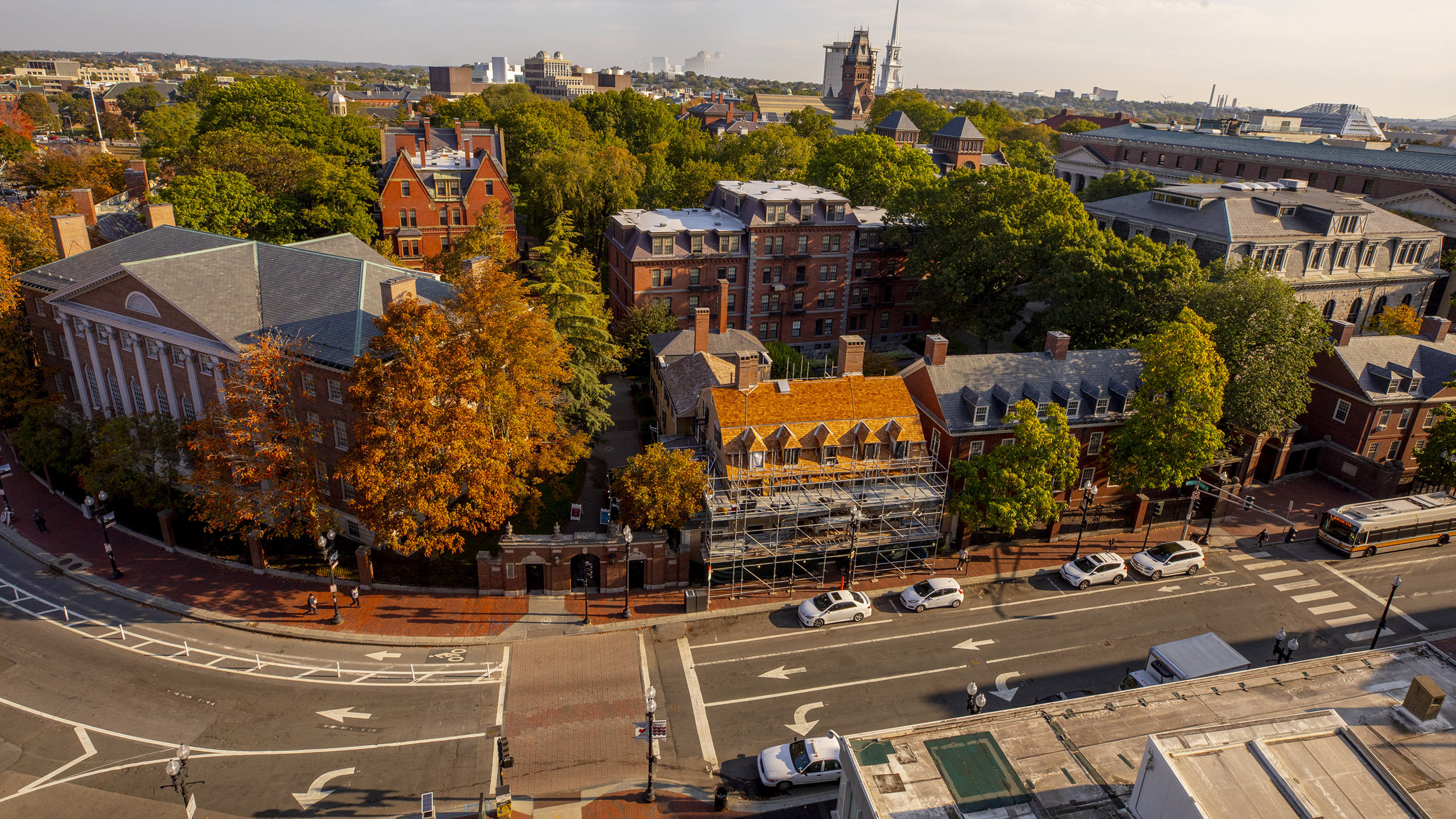 Aerial view of Yard.