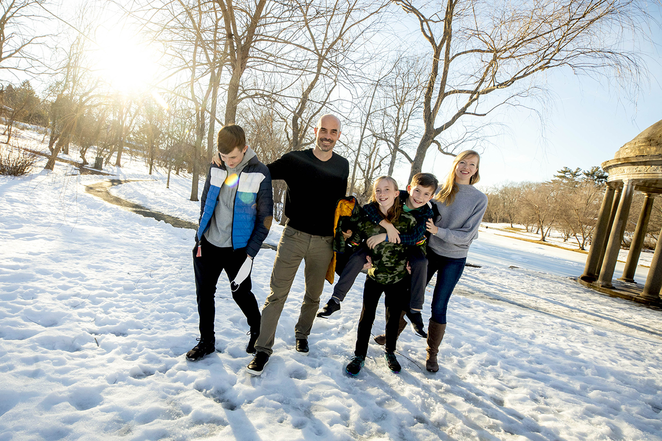 Joseph Allen and his family.