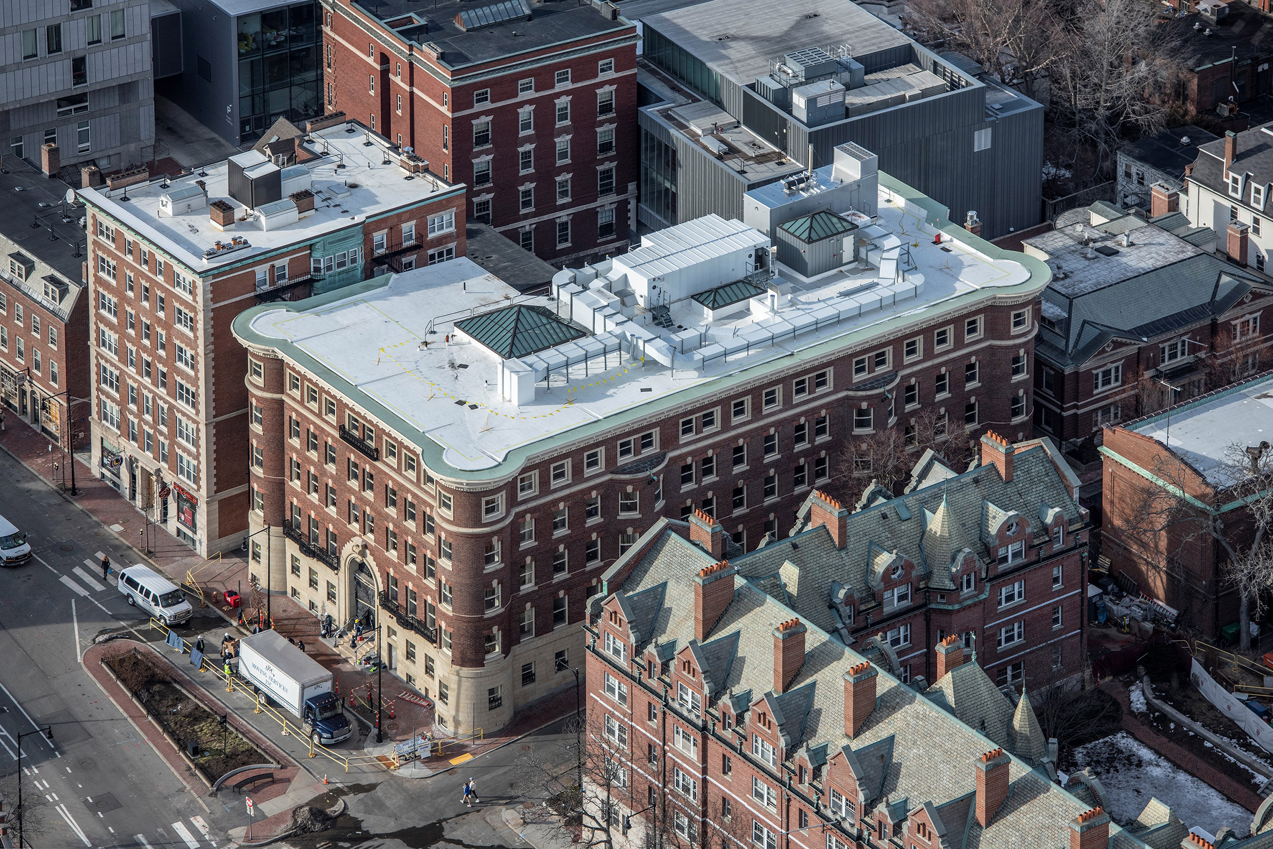 Claverly Hall aerial.