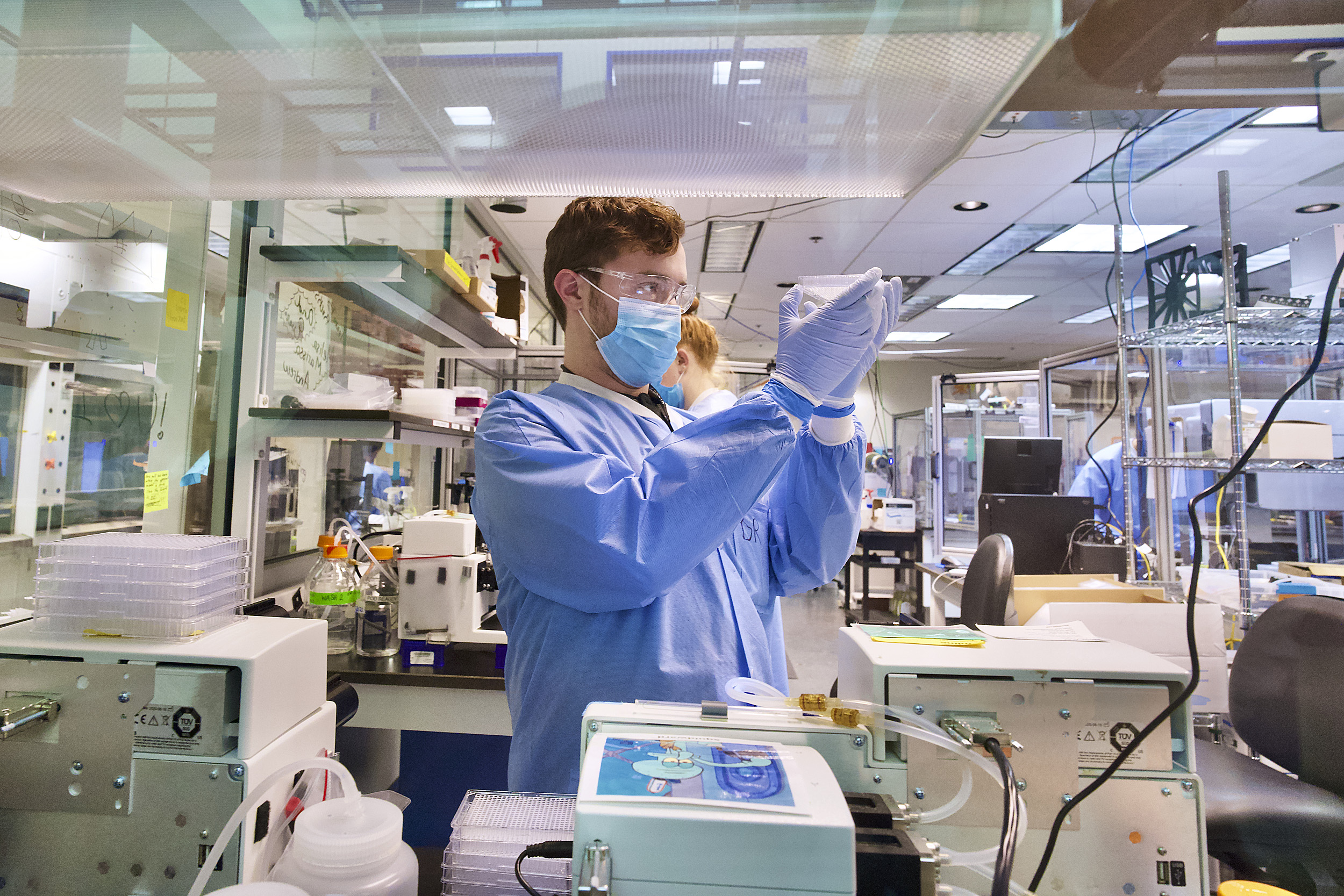 Scientist in a lab.