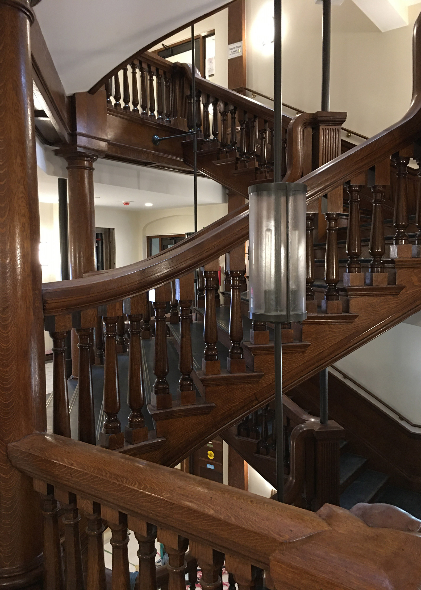 Claverly Hall stairs.