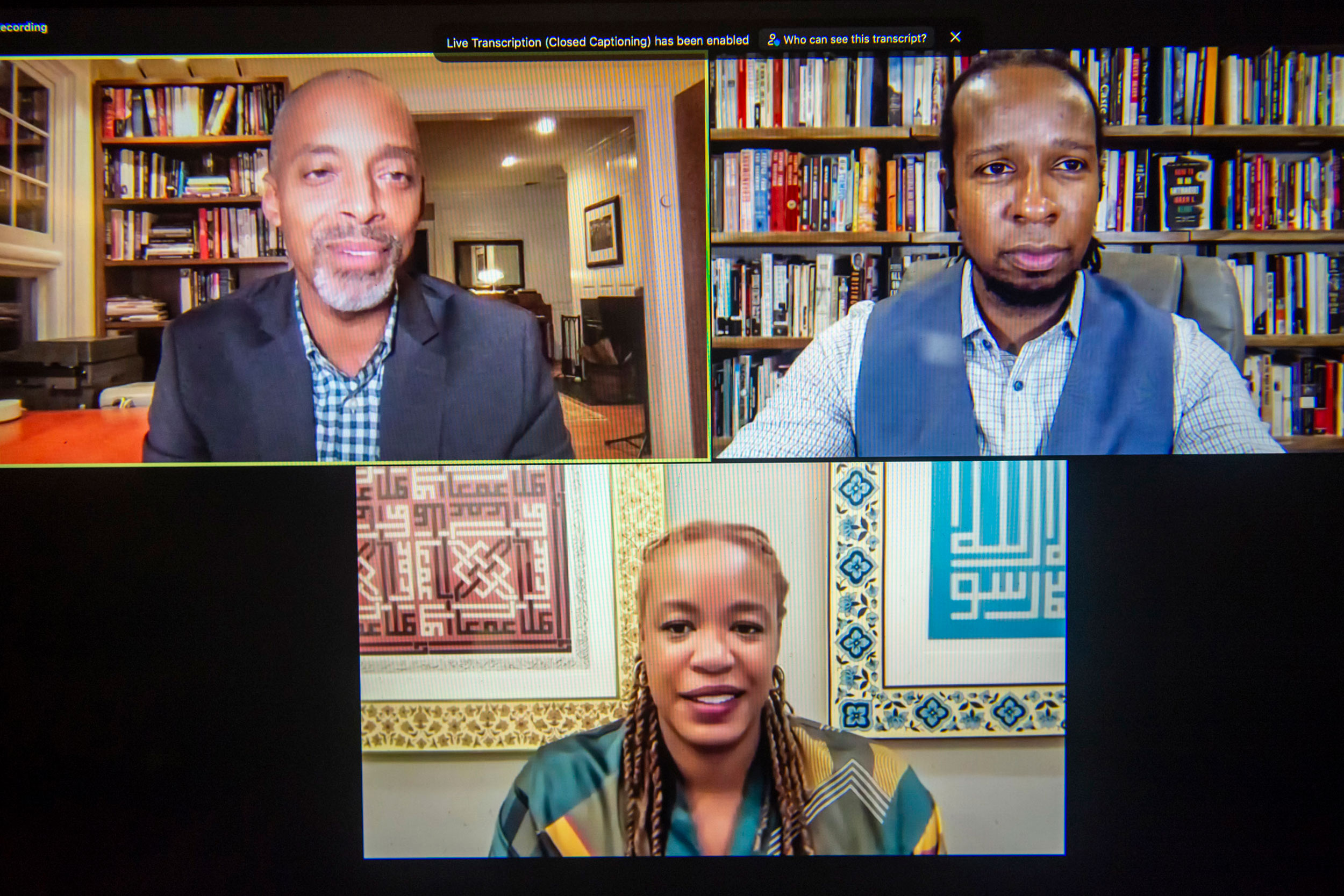 Khalil G. Muhammad , Ibram X. Kendi, and Heather McGee.