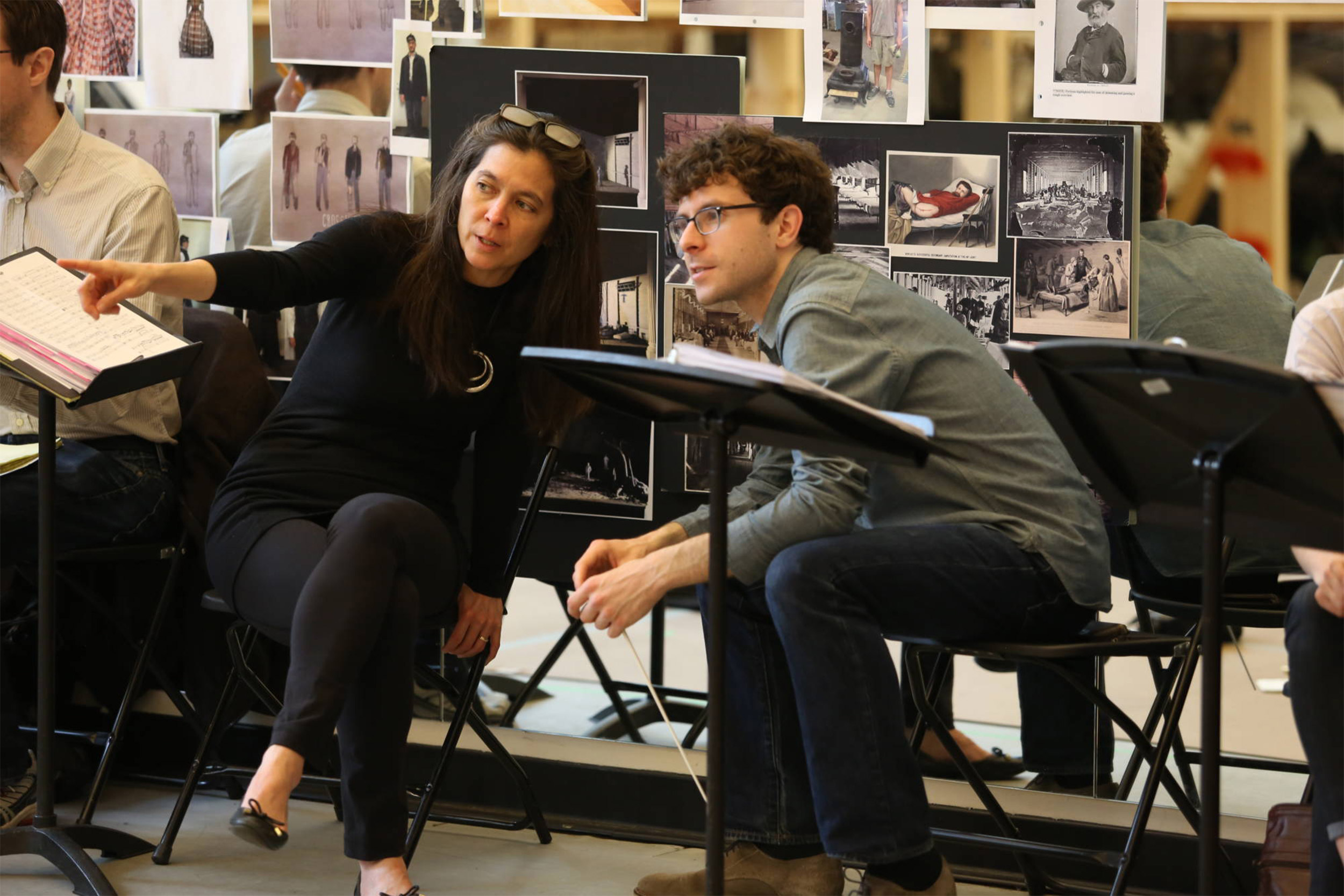 Diane Paulus and Matthrew Aucoin.