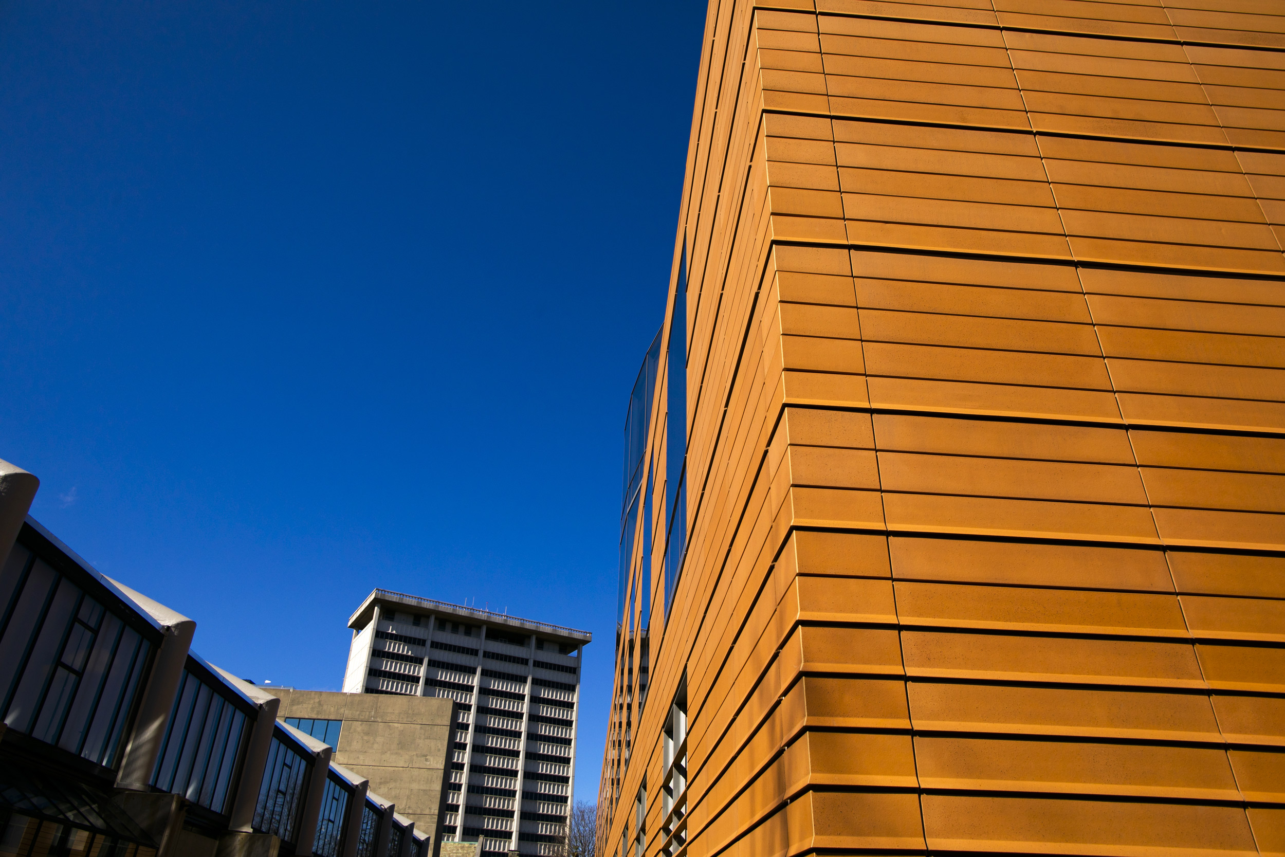 The Center for Government and International Studies Building is pictured.