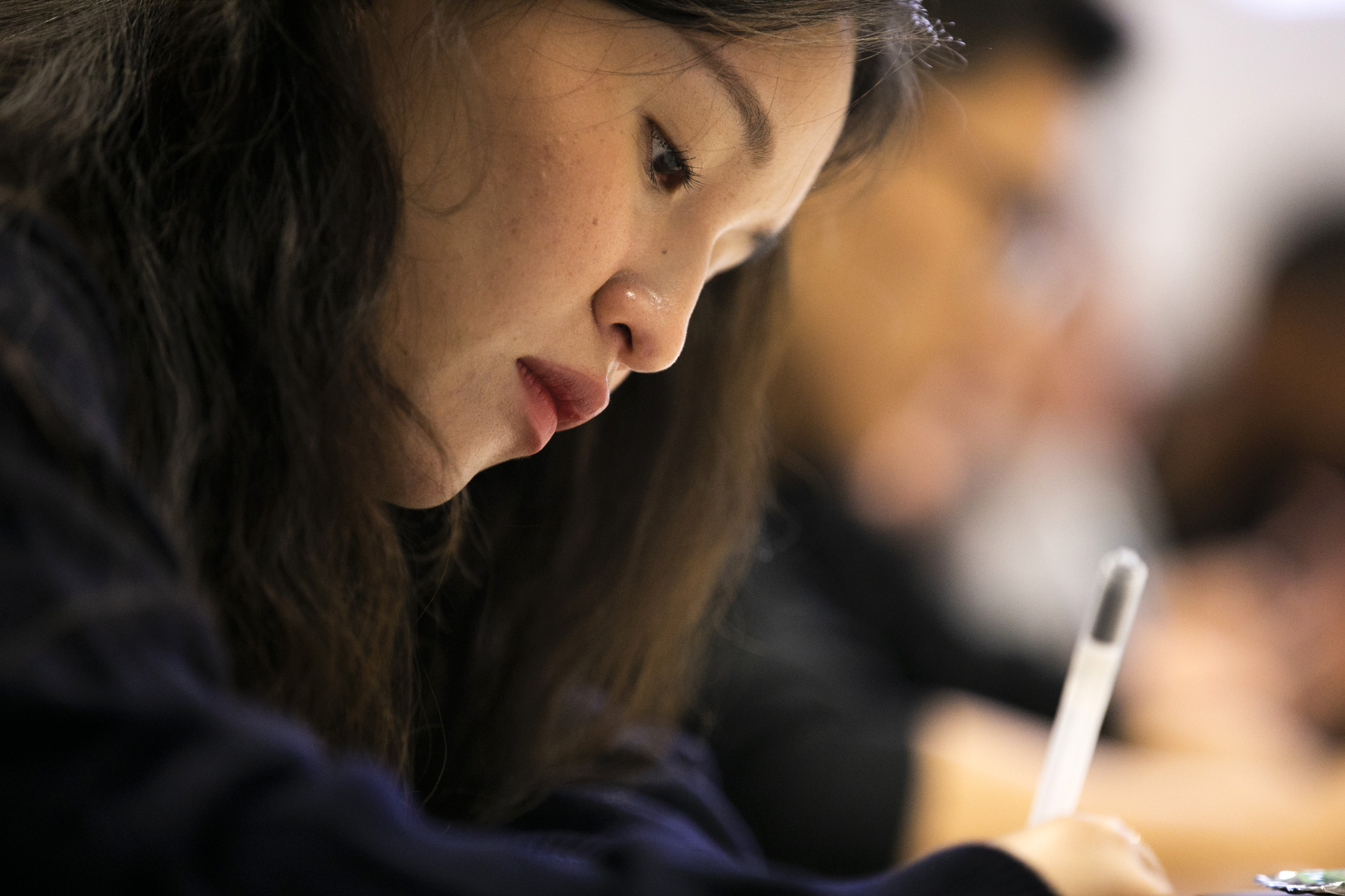 Students in class.