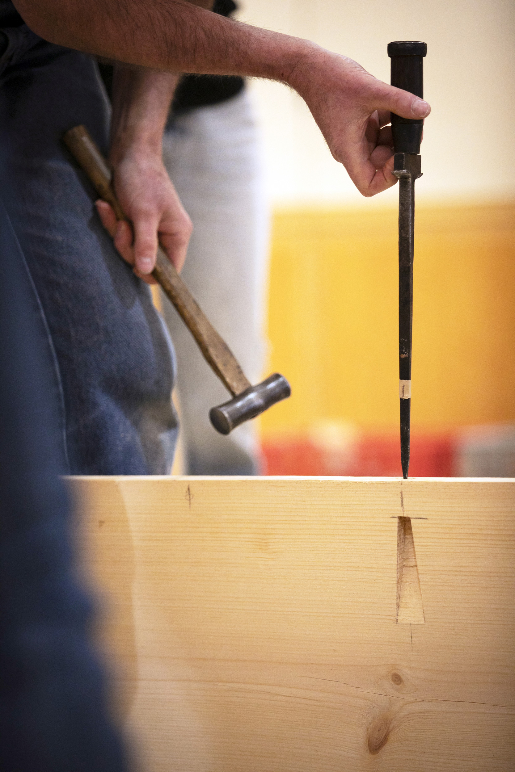 Close up of Brooks demonstrating a technique.