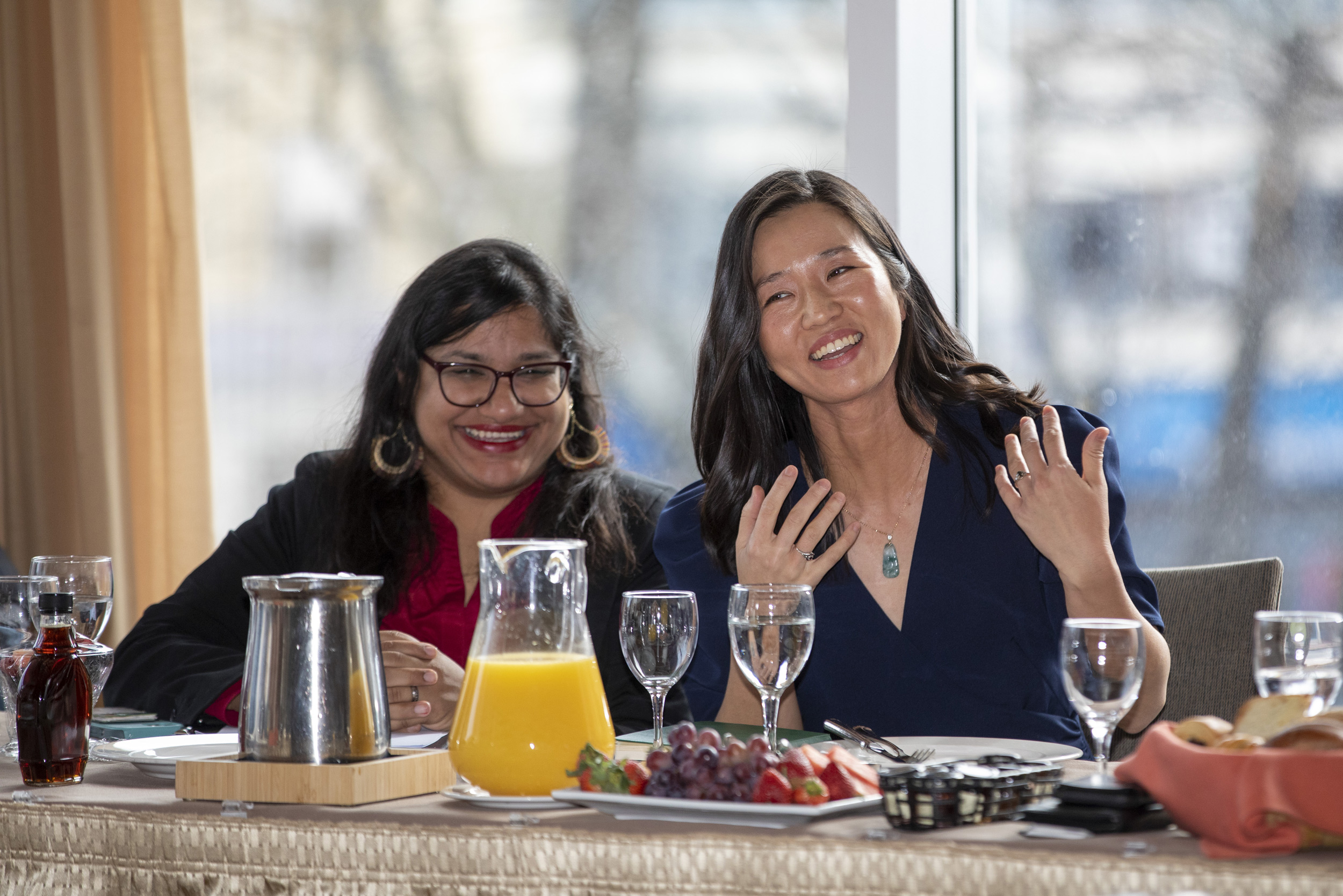 Sumbul Siddiqui and Michelle Wu.