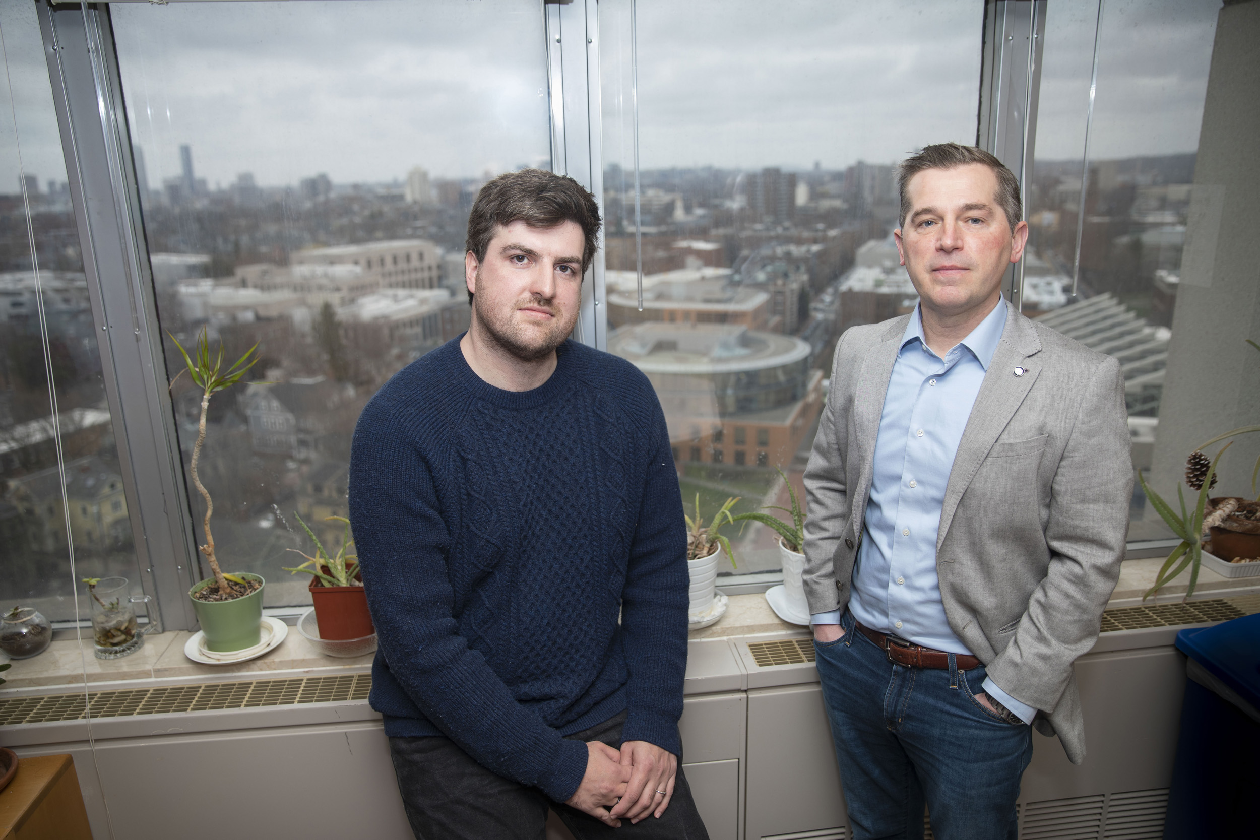 Lead author Daniel Coppersmith (left) and co-author Professor Matthew Nock.