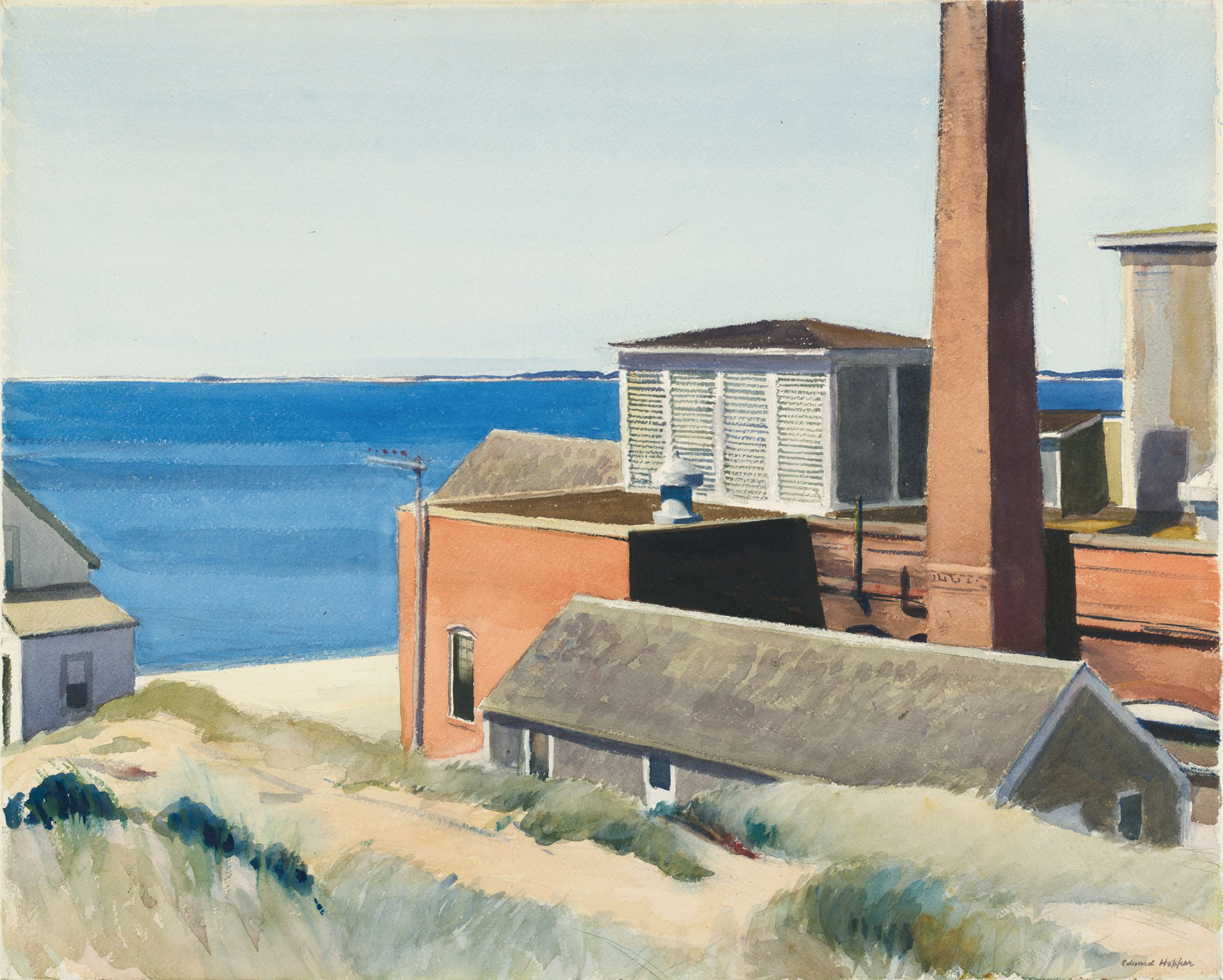 "Cold Storage Plant" by Edward Hopper.