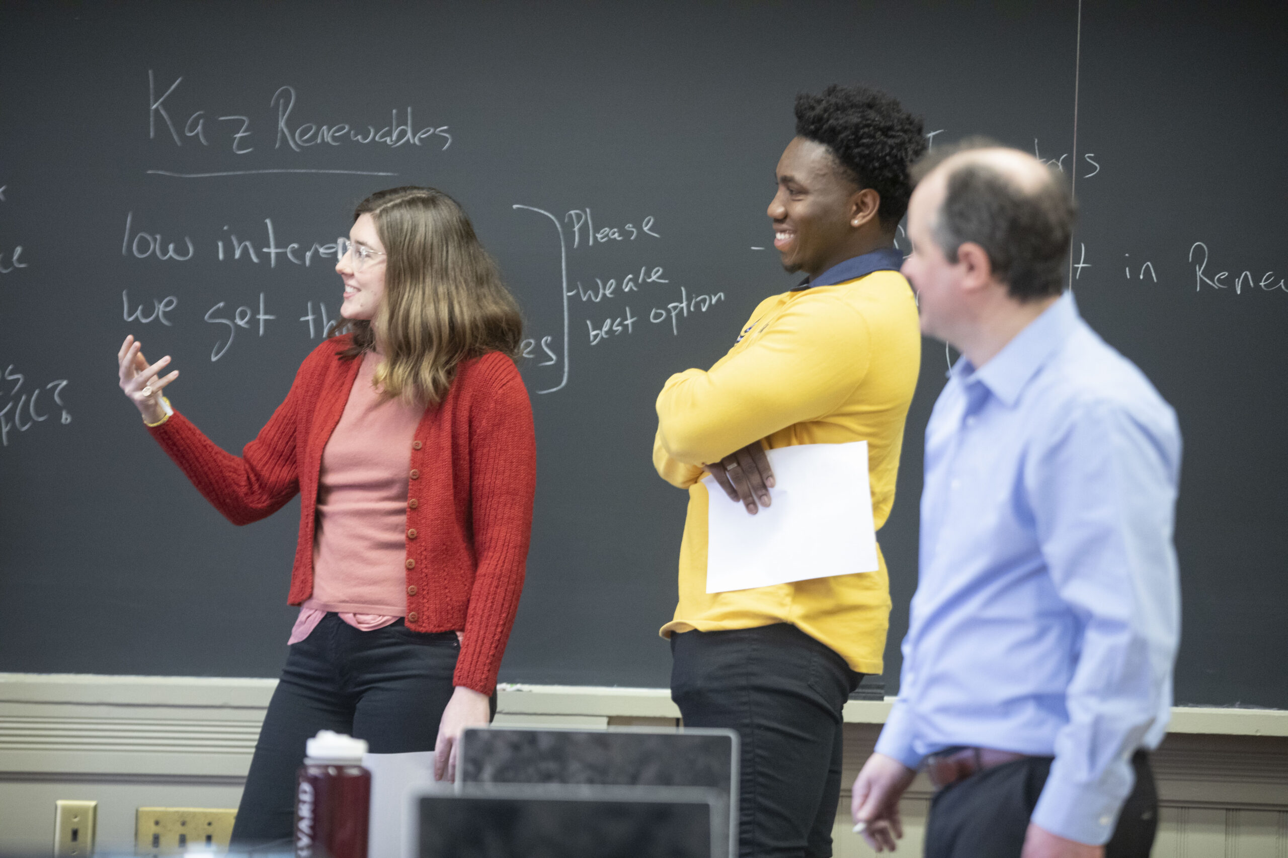 Eliza Rockefeller, Fred Asare-Konadu, and Dustin Tingley.