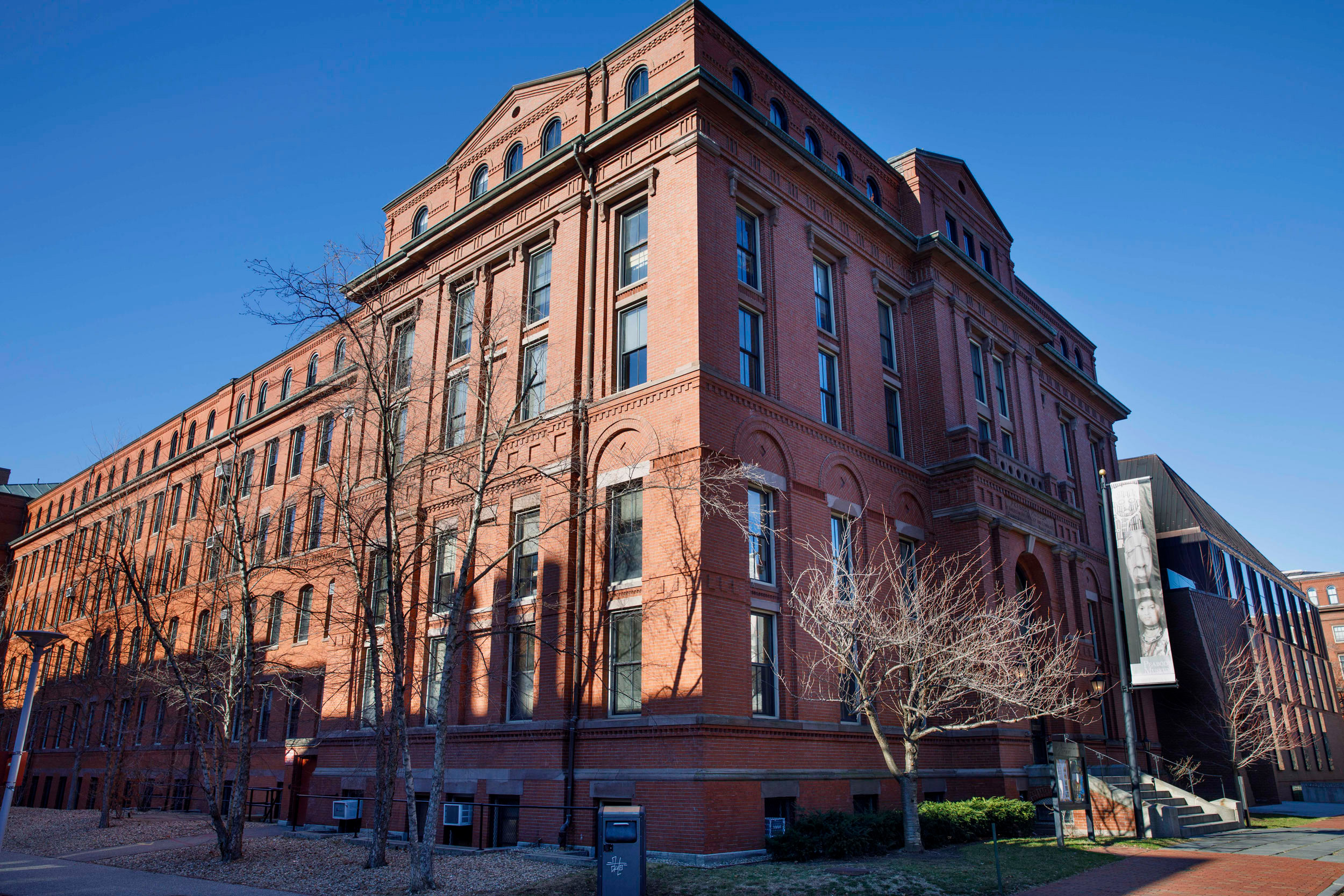 Exterior views of the Peabody Museum.